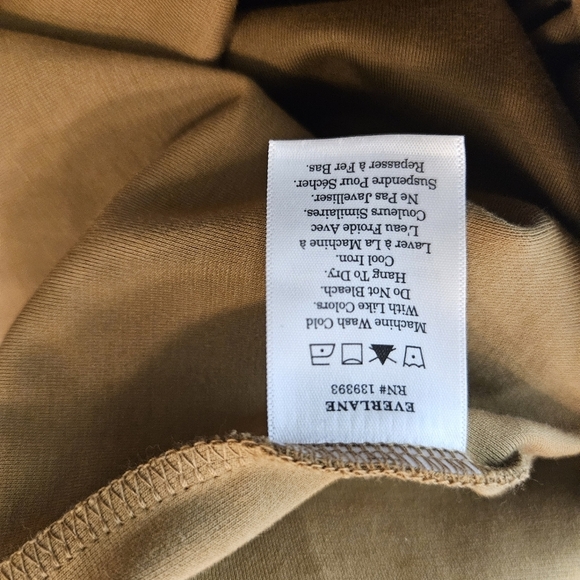 Everlane Cotton Modal Sleeveless Mini Dress Size XL Brown - Picture 6 of 7